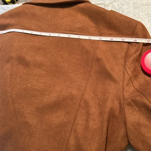 Ellison L Faux Suede Jacket - Picture 10 of 15